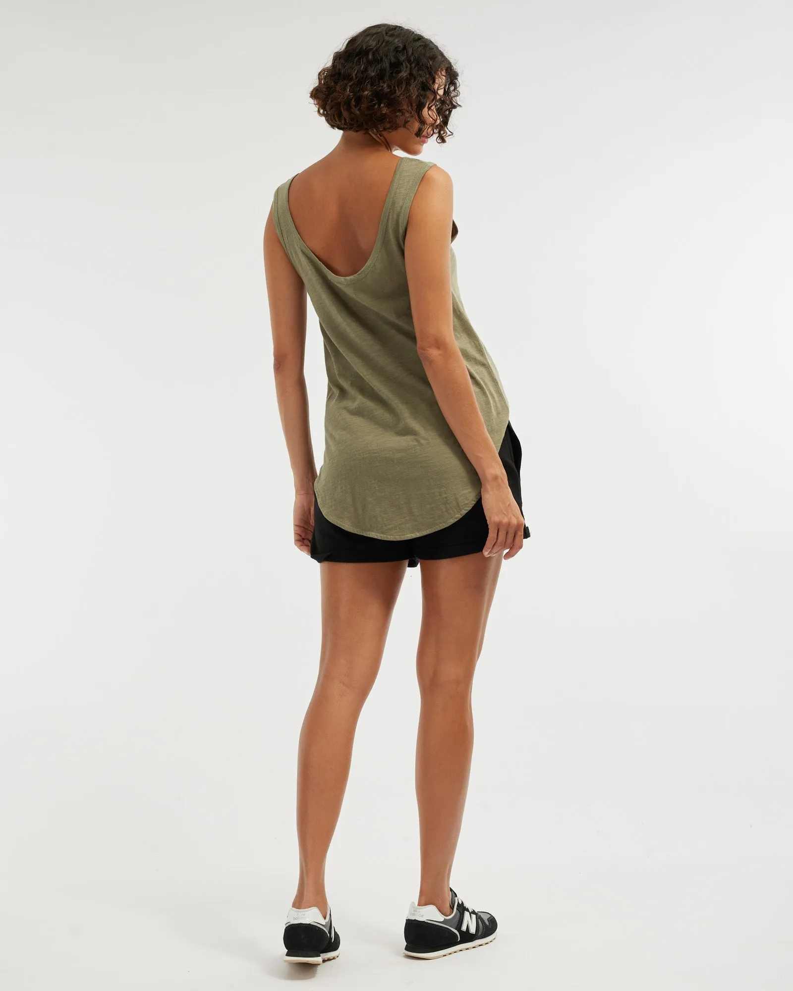 Abigail Rolled Hem Short - Black