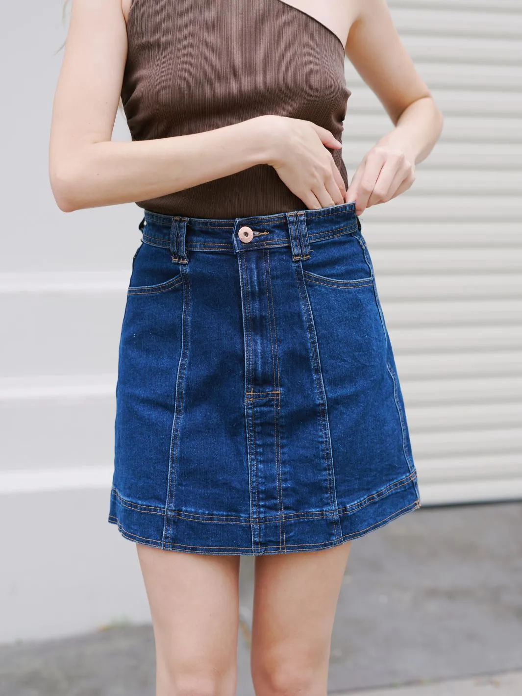 ALINE DENIM MINI