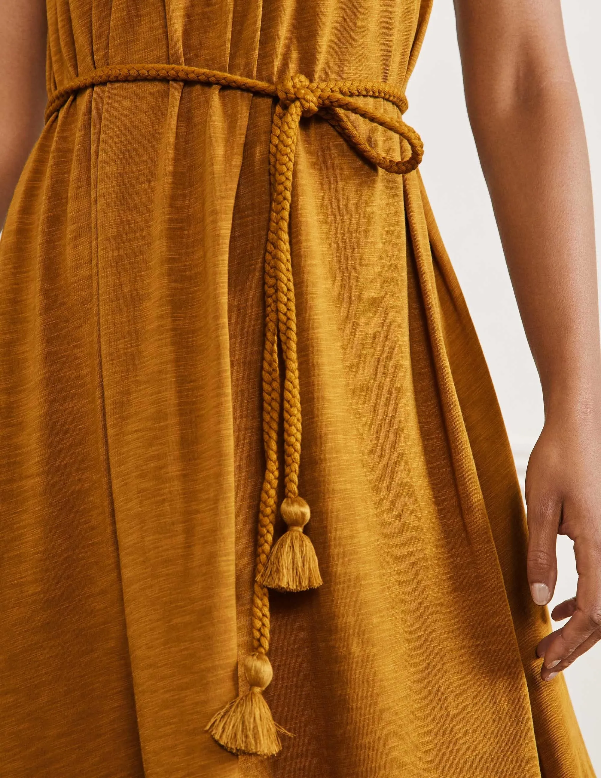 Anais Jersey Midi Dress-Frankincense