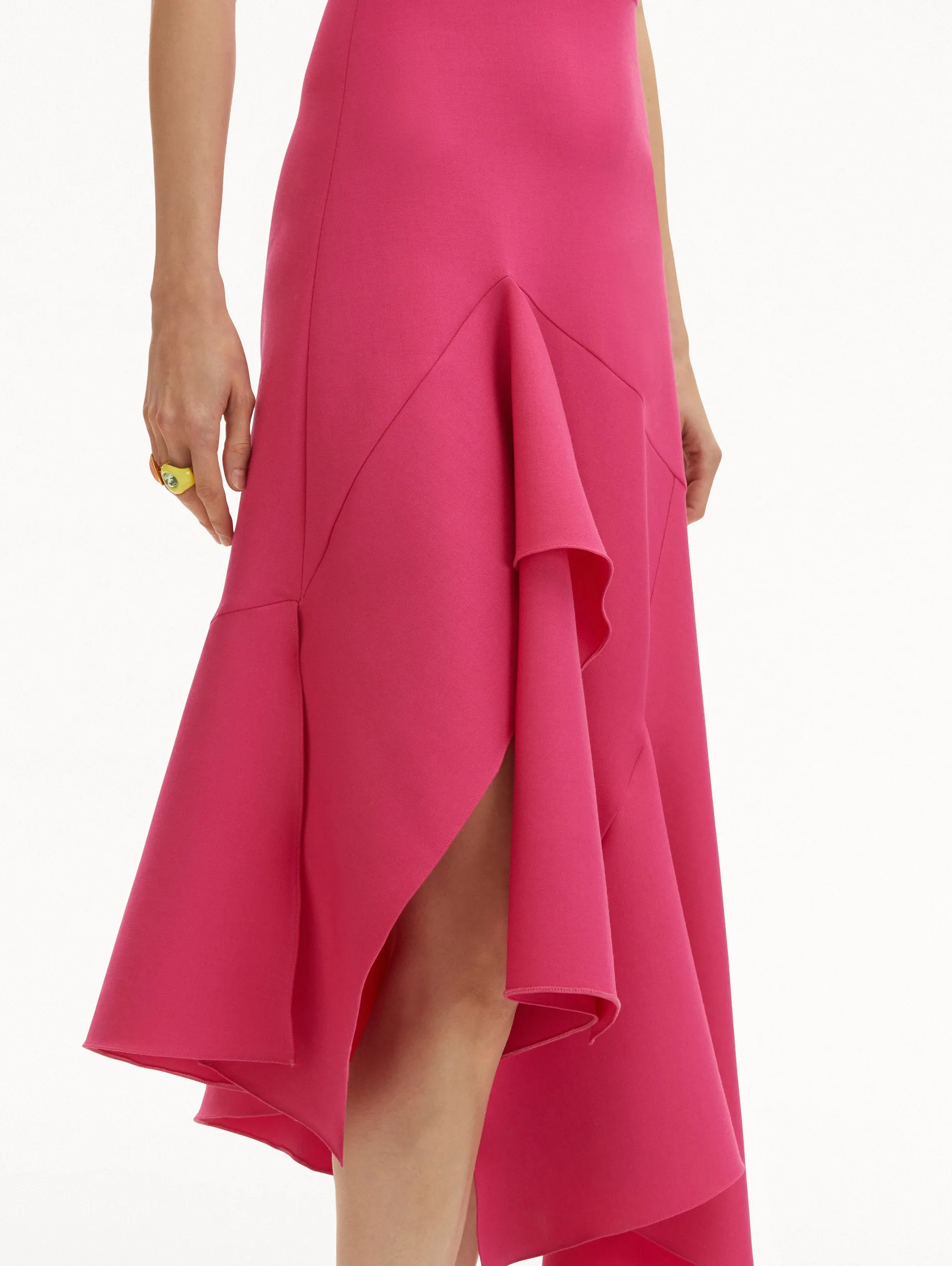 Asymmetrical Wool Dress