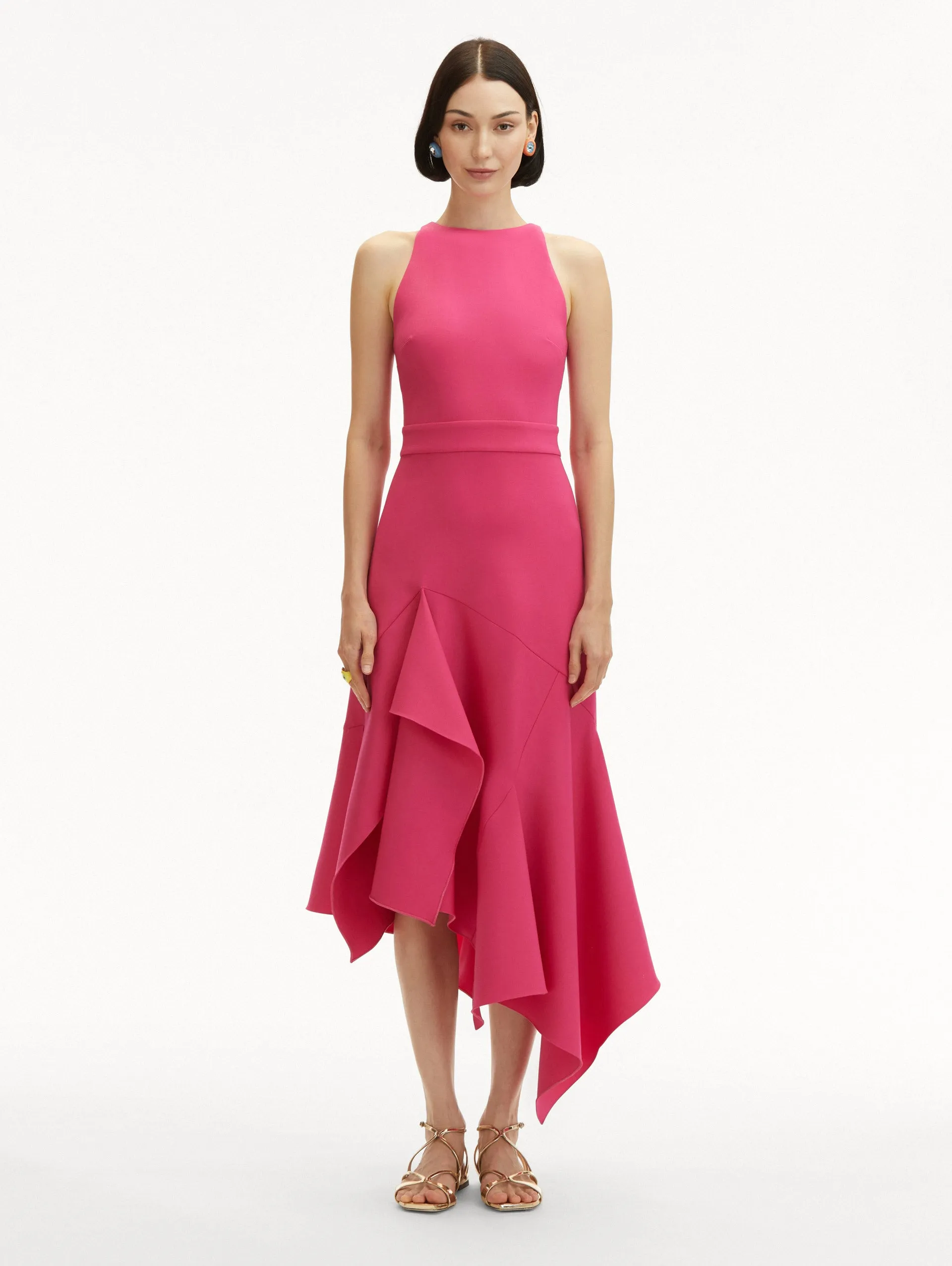 Asymmetrical Wool Dress