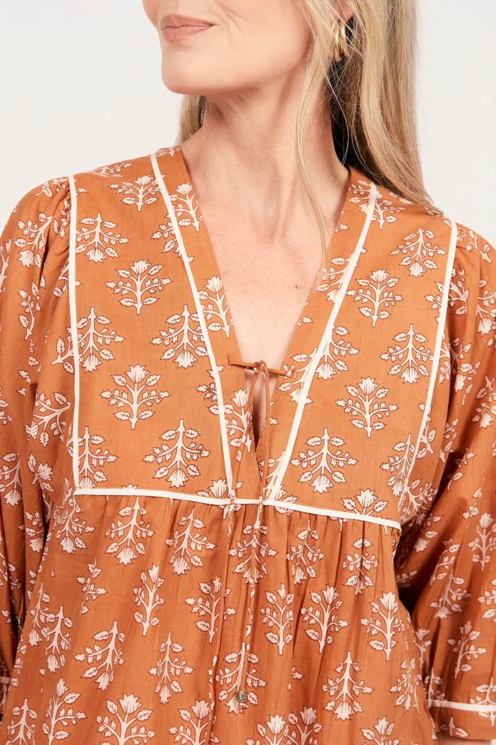 Cairo Boho Blouse in Millefiori