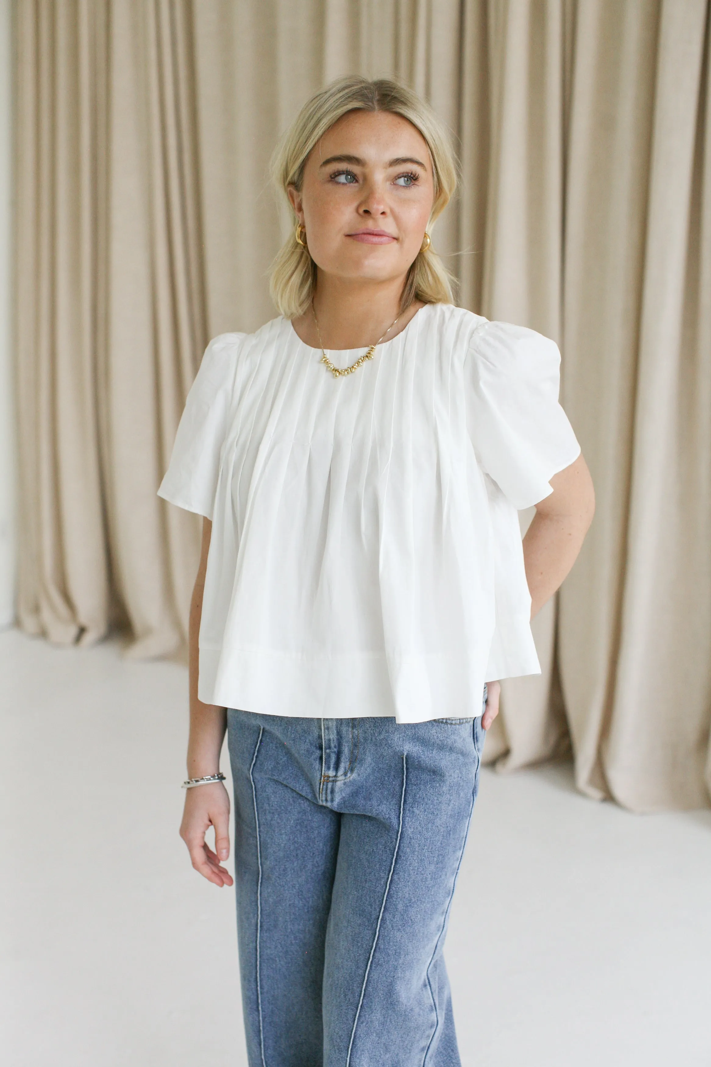 Cecilia Blouse - White