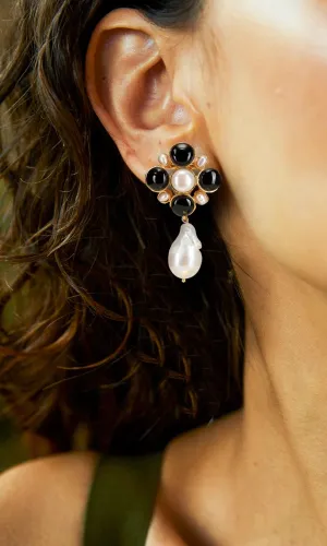 Christie Nicolaides Margot Earrings - Black