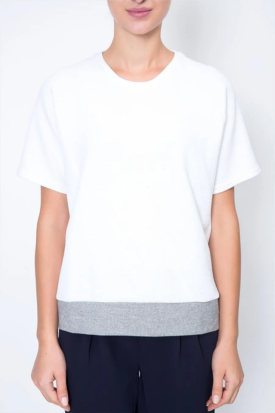 Contrast Panel T-shirt