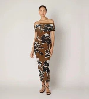 Cordelia Ankle Dress | Smoked Clover
