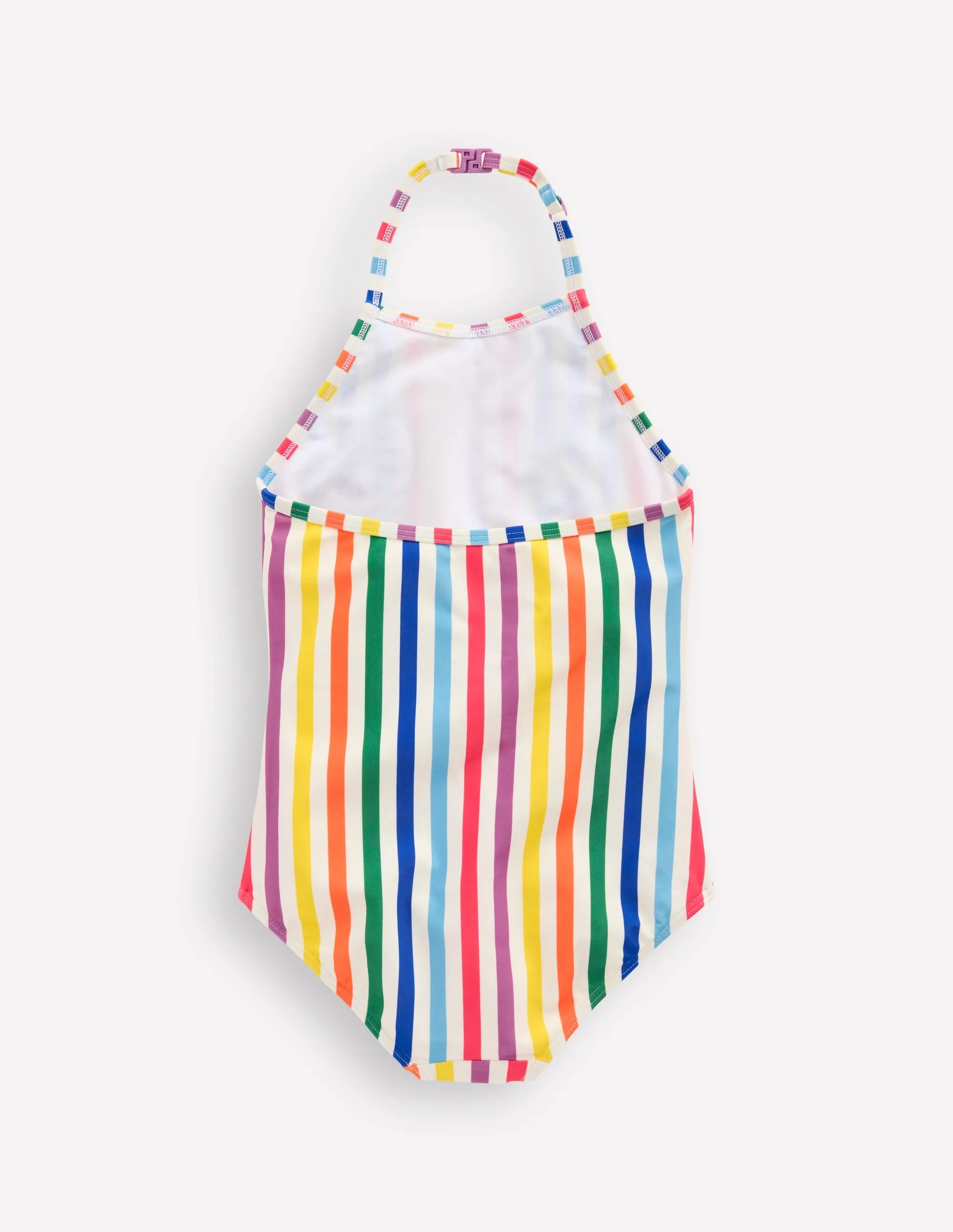 Ellery Fun Logo Swimsuit-Rainbow Stripe Fruit