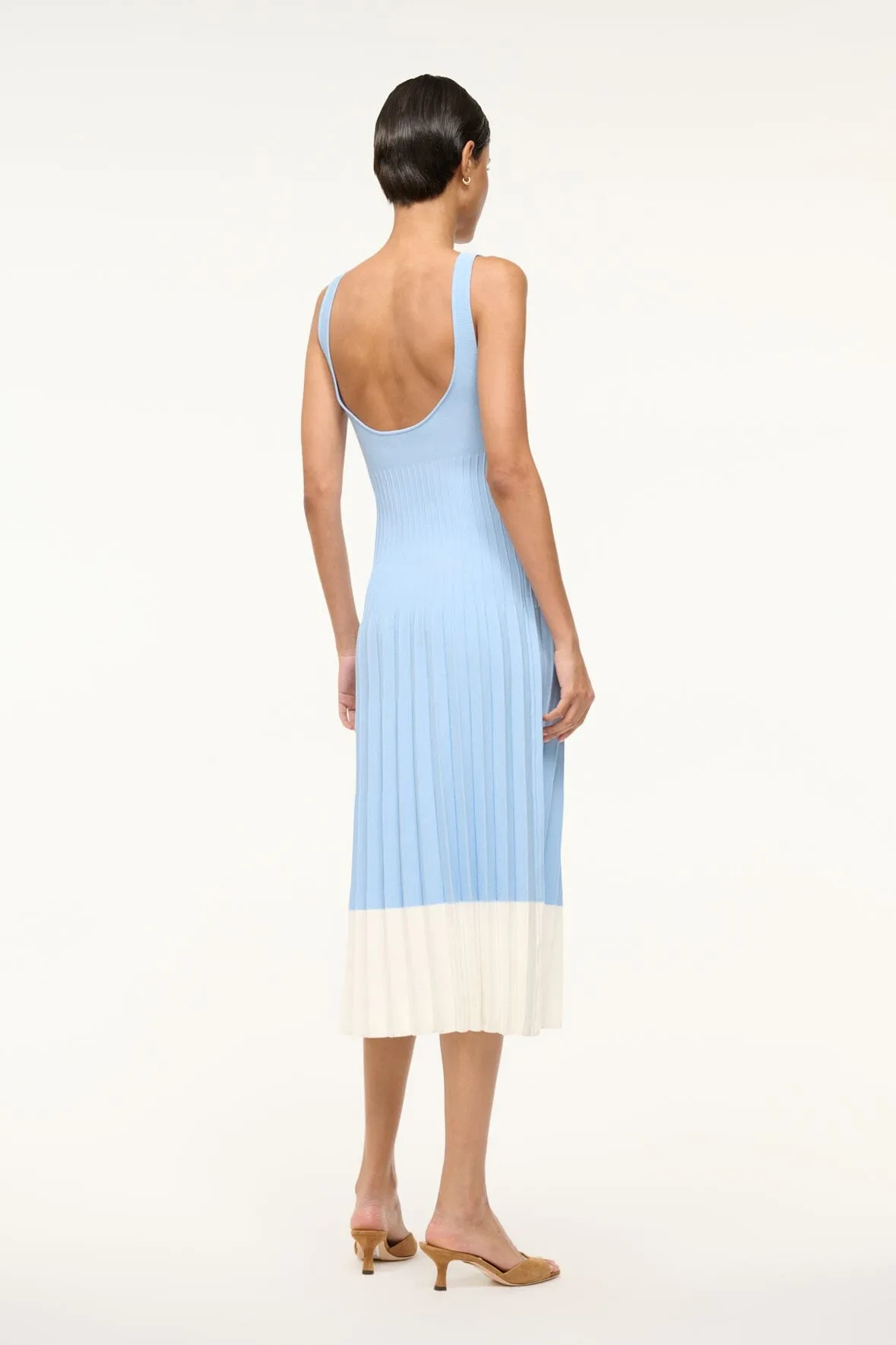 ELLISON DRESS | CLEAR BLUE WHITE