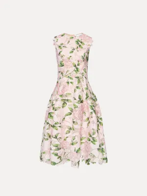 English Rose Guipure Sleeveless Dress