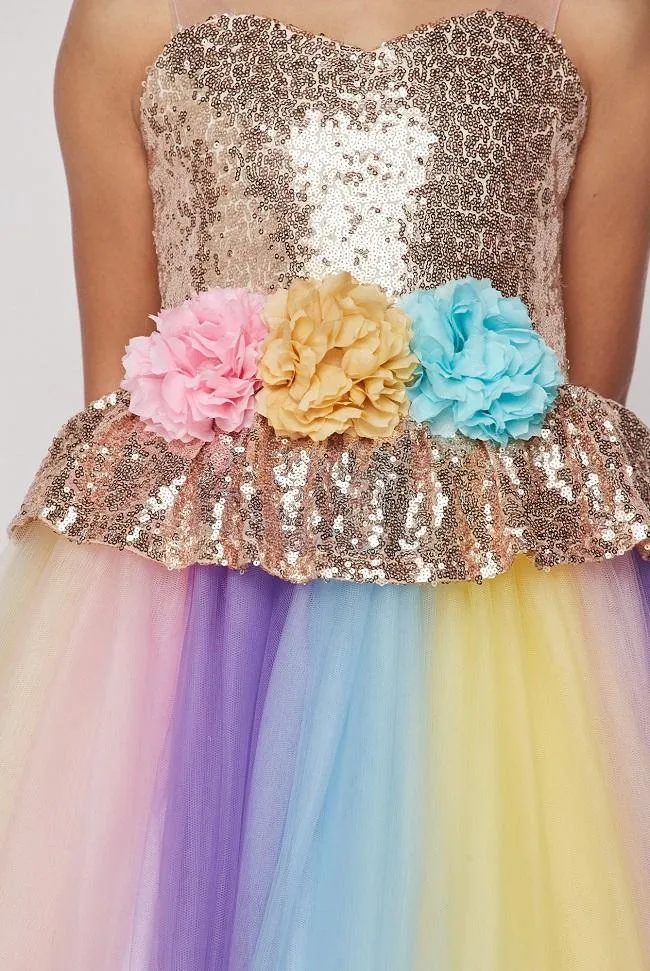 Flower Girls Dress Up Unicorn Tutu