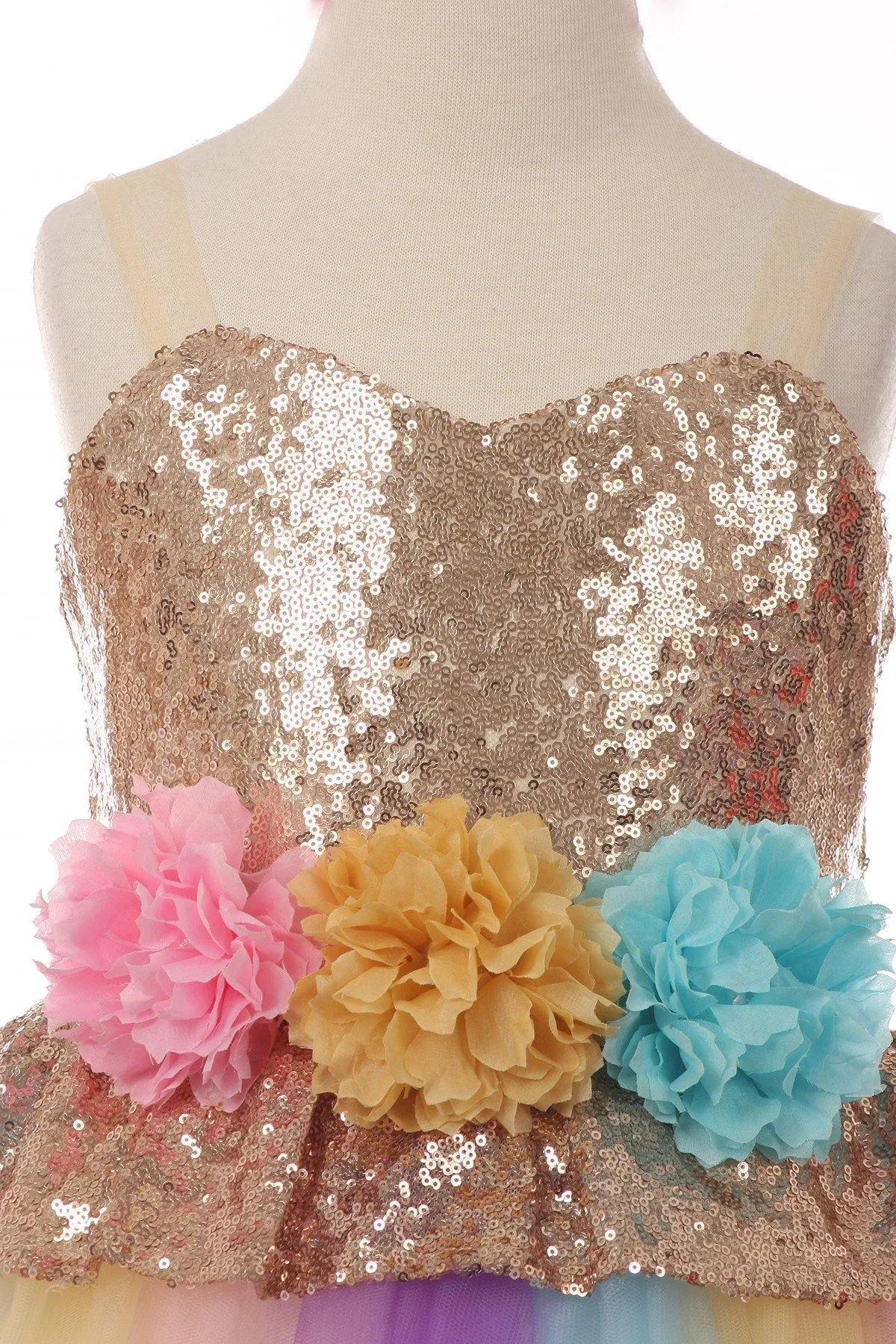 Flower Girls Dress Up Unicorn Tutu