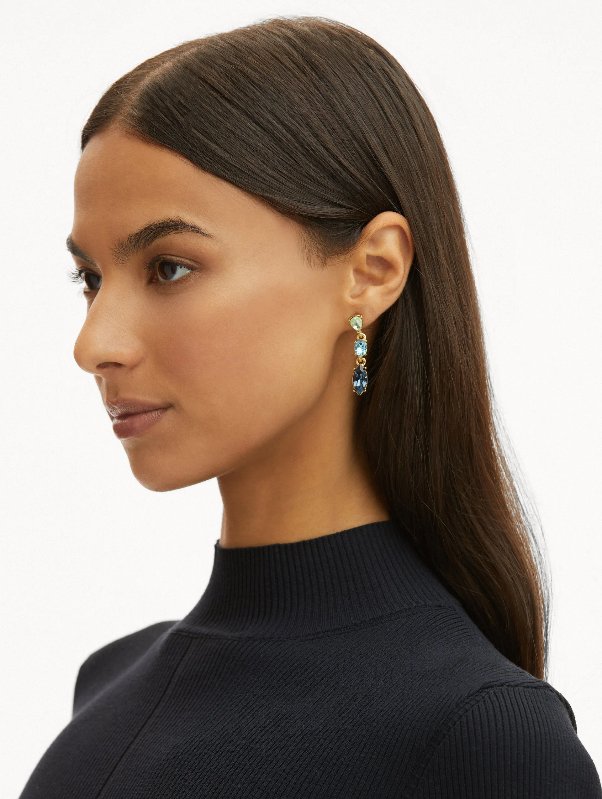 Four-Tier Drop Earrings