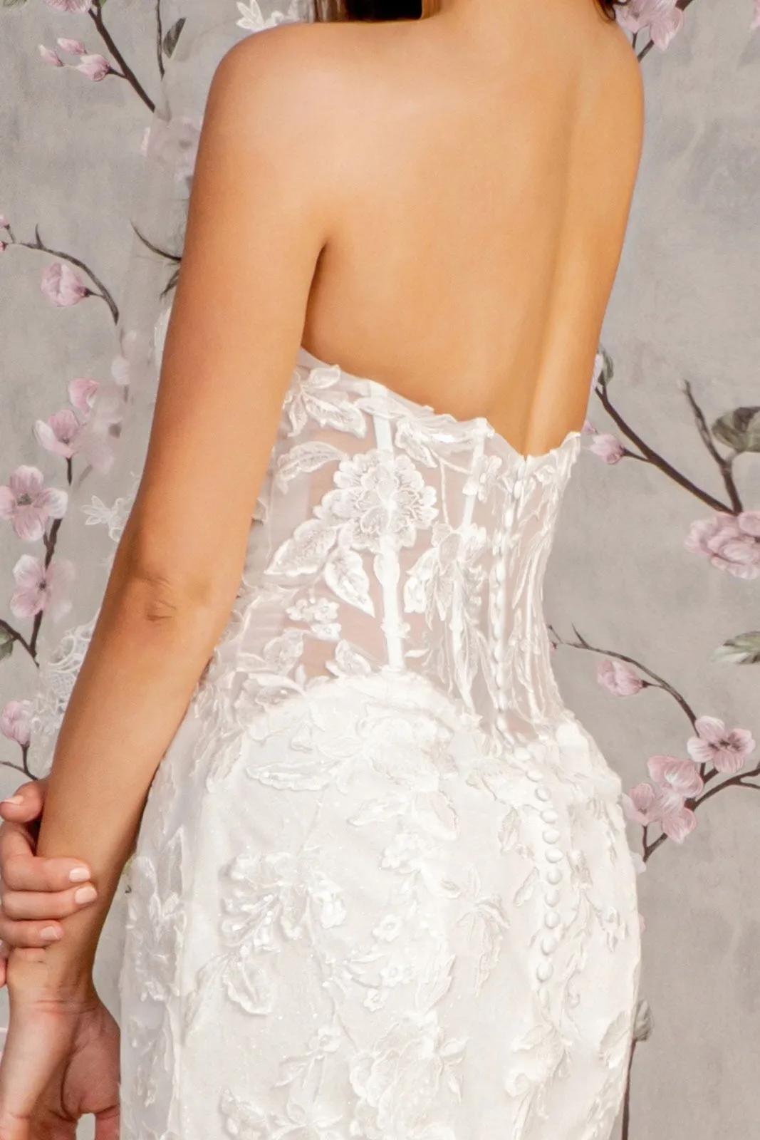 Glitter Mermaid Long Wedding Gown