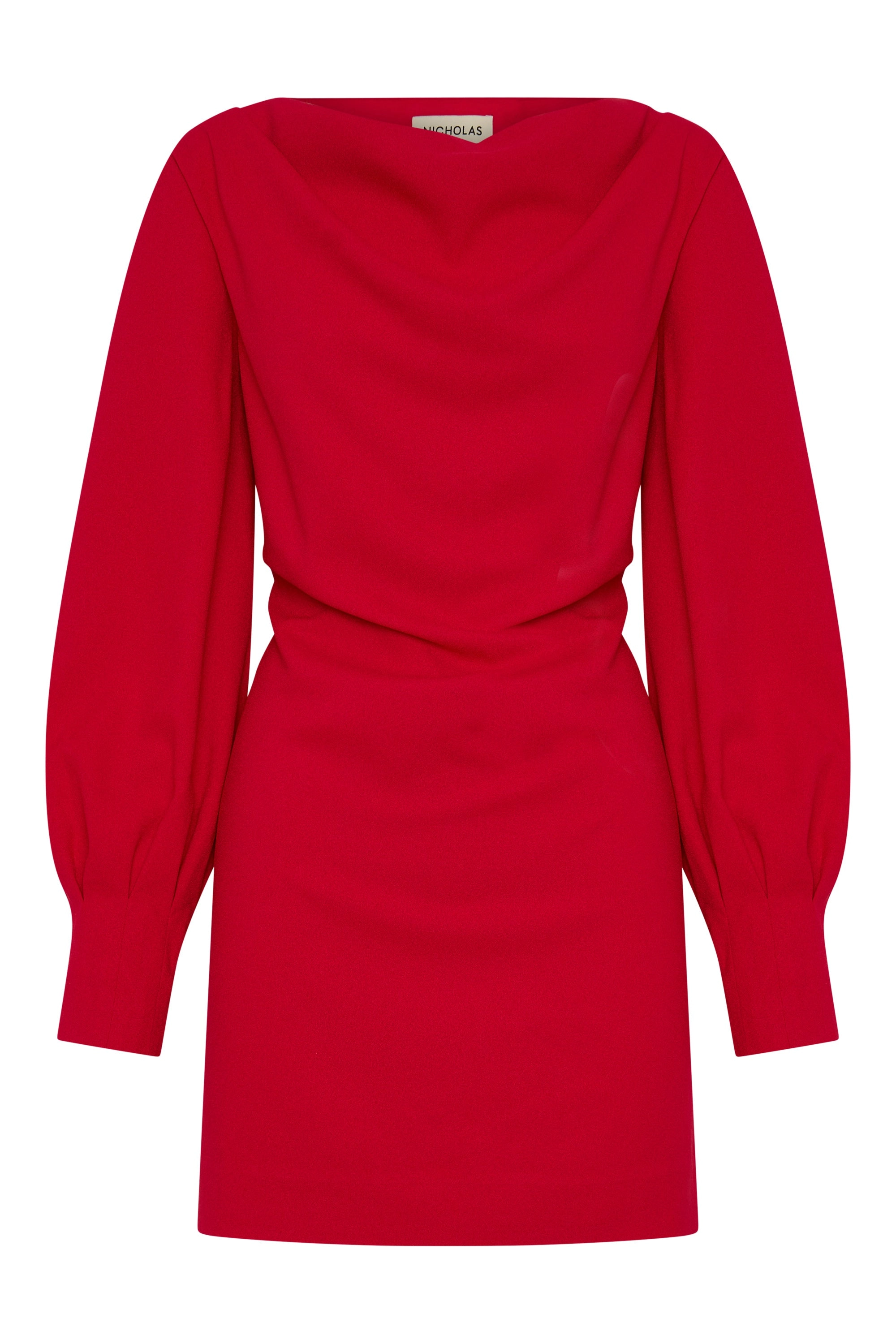 HILDA DRESS - CRIMSON