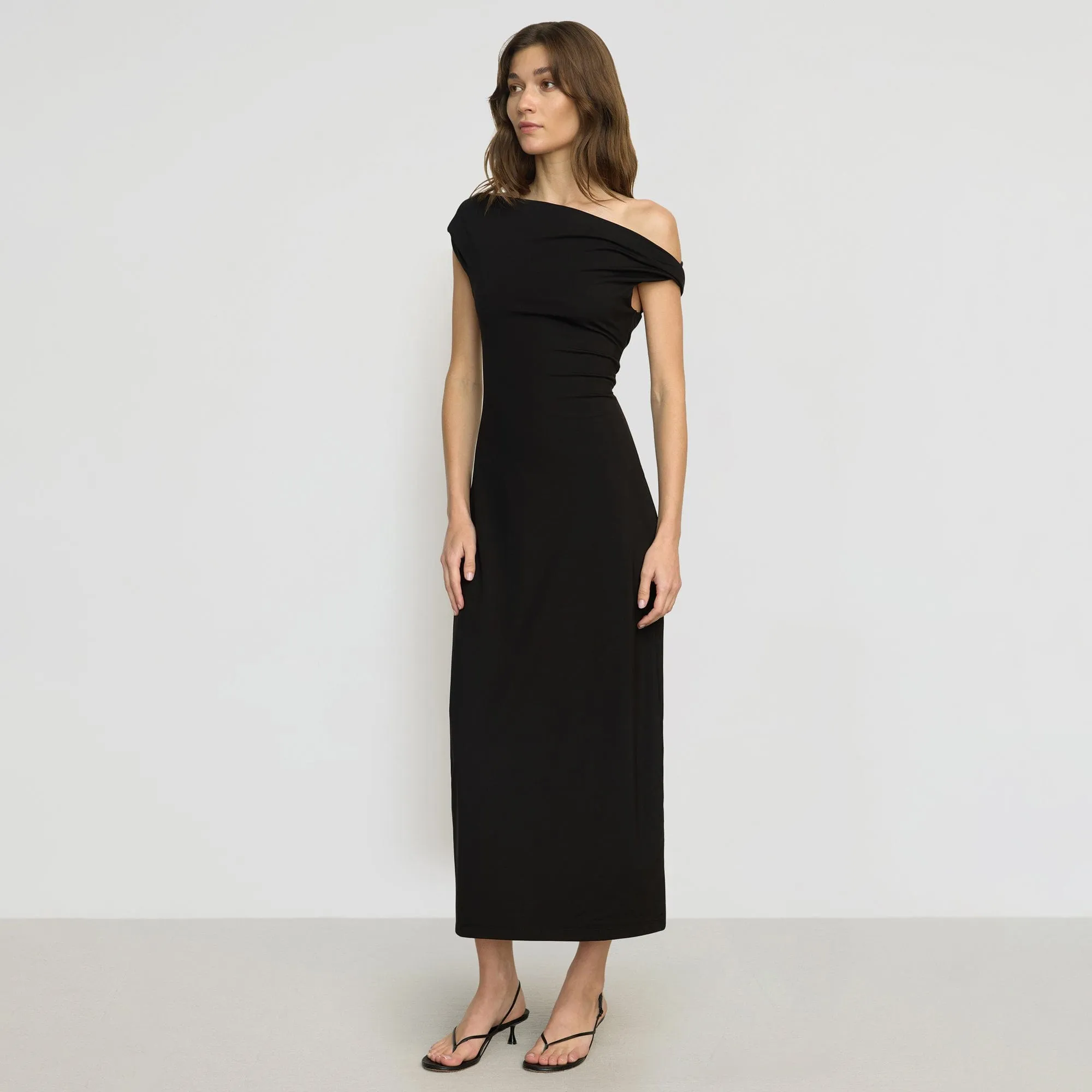 Iryna Asymmetric Off-Shoulder Dress