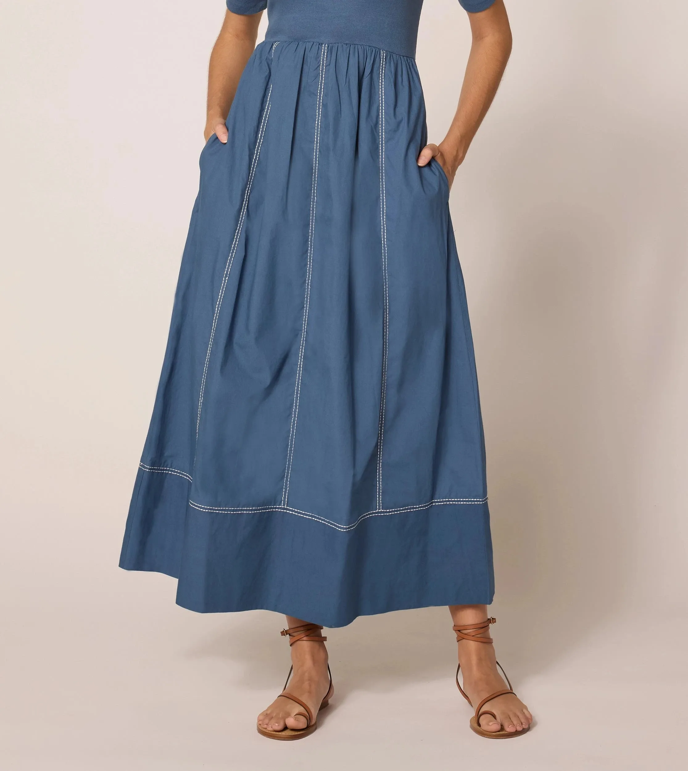 Luna Ankle Dress | Bluefin
