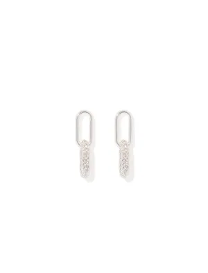 Malani Metal & Stone Link Earrings