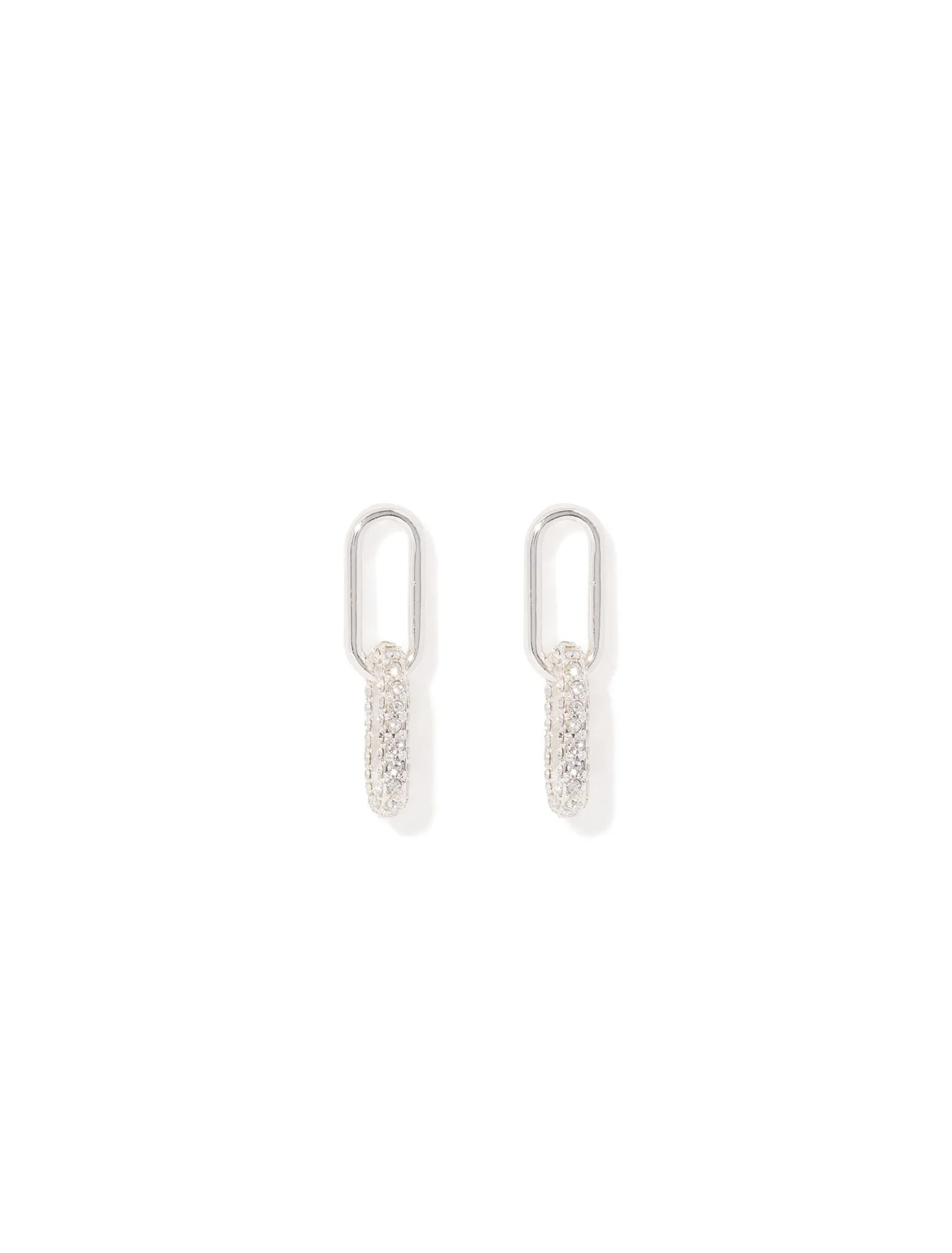 Malani Metal & Stone Link Earrings