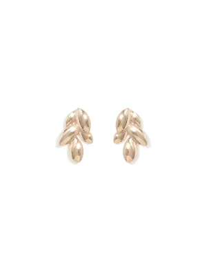 Marli Metal Leaf Earrings