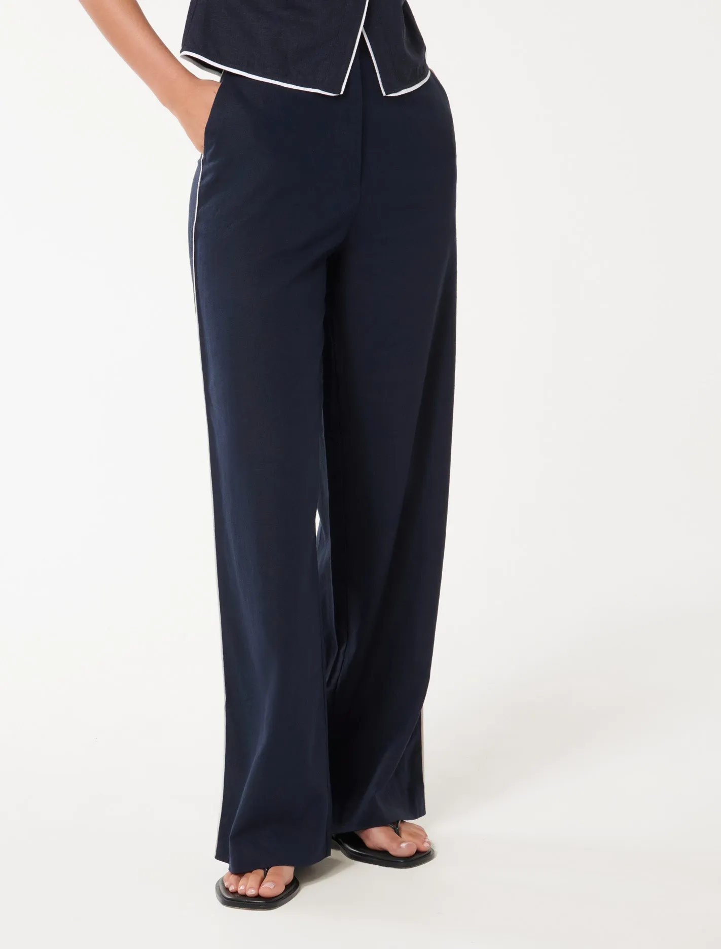 Nia Tipped Wide Leg Pant