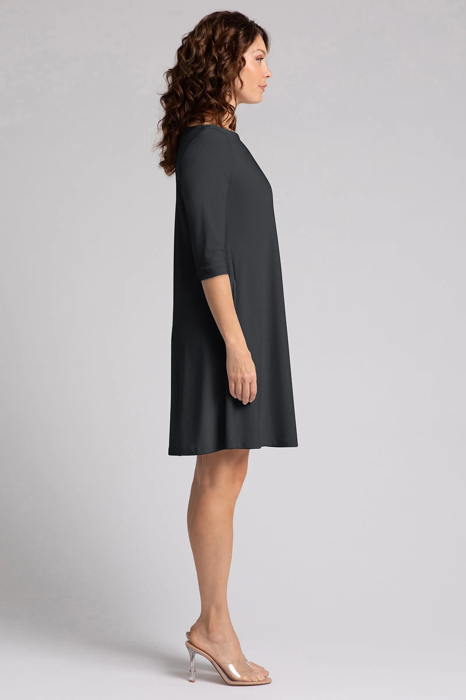 Nu Trapeze Dress | Graphite