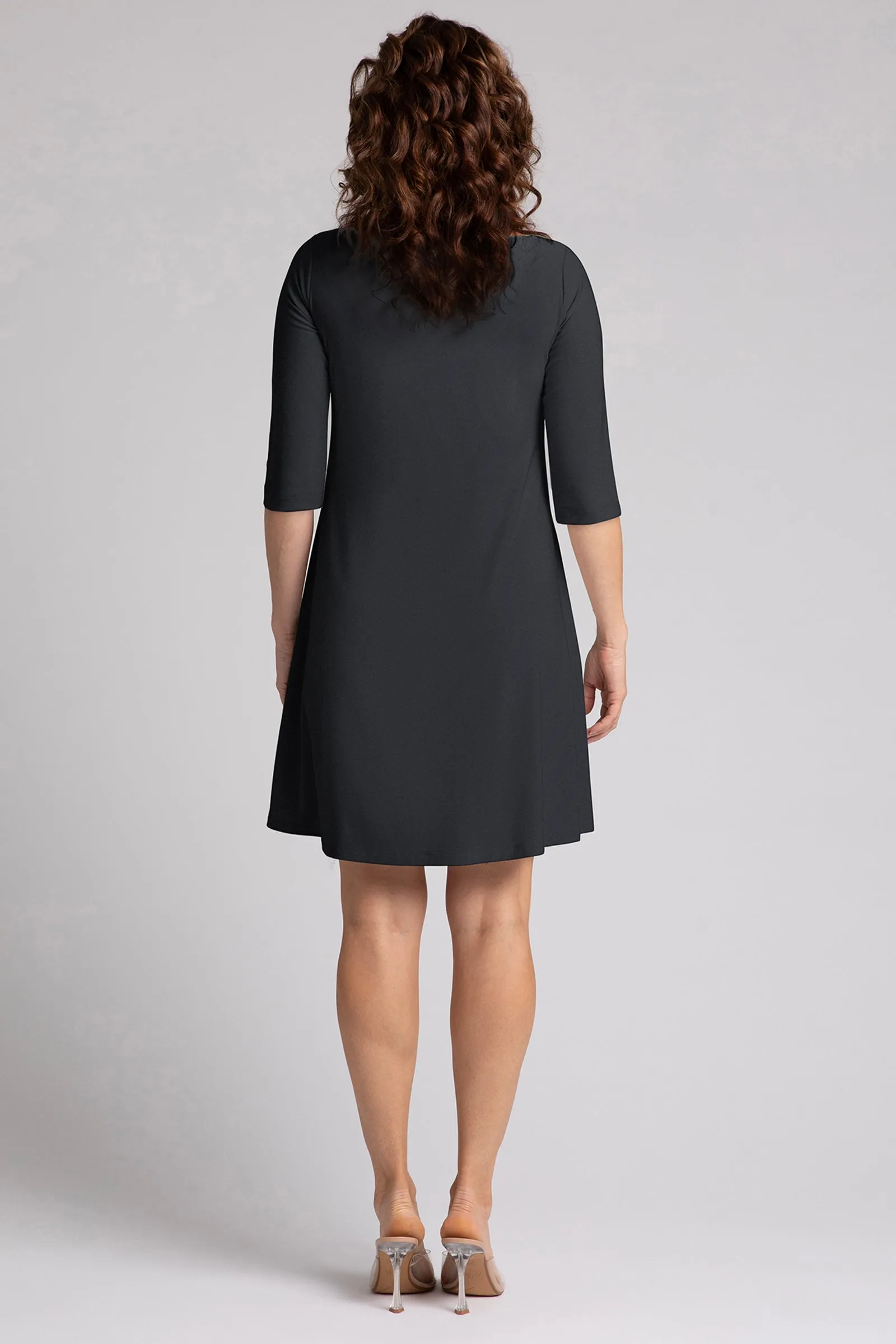 Nu Trapeze Dress | Graphite