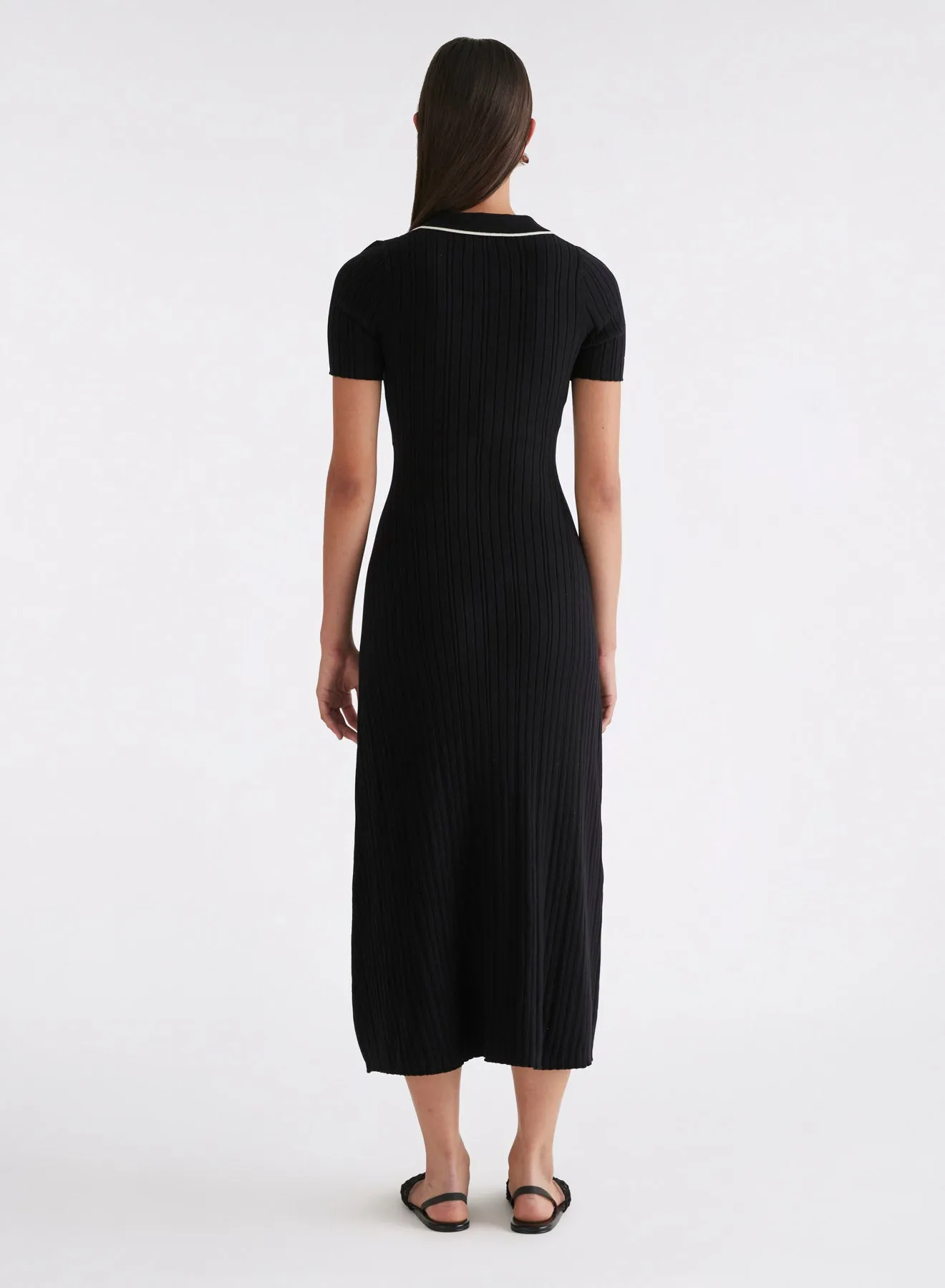 PENELOPE DRESS (RAVEN W/ TRIM)