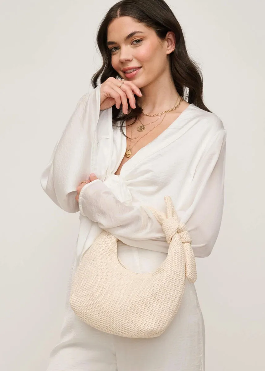 Penny Clutch - Ivory