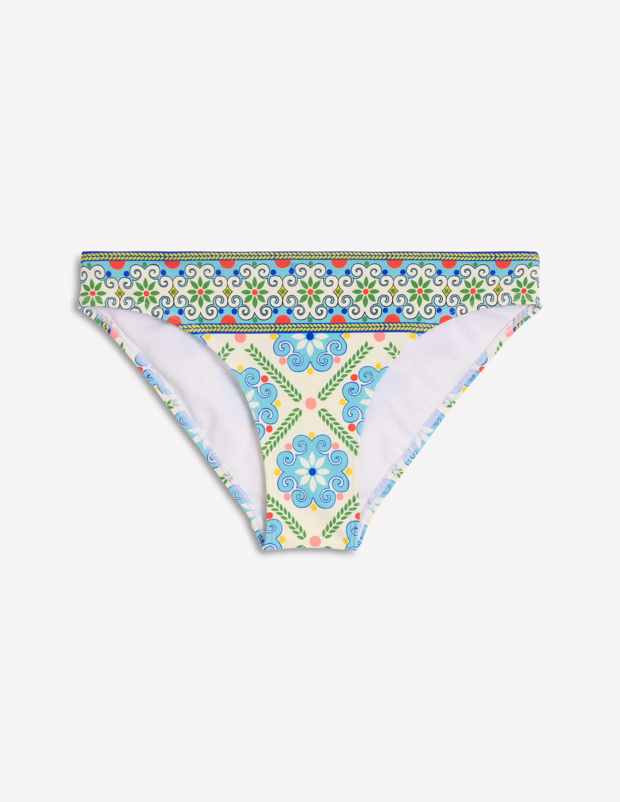 Porto Bikini Bottoms-Multi. Citrus Vine Tile