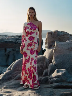 Rhia One Sleeve Maxi Dress