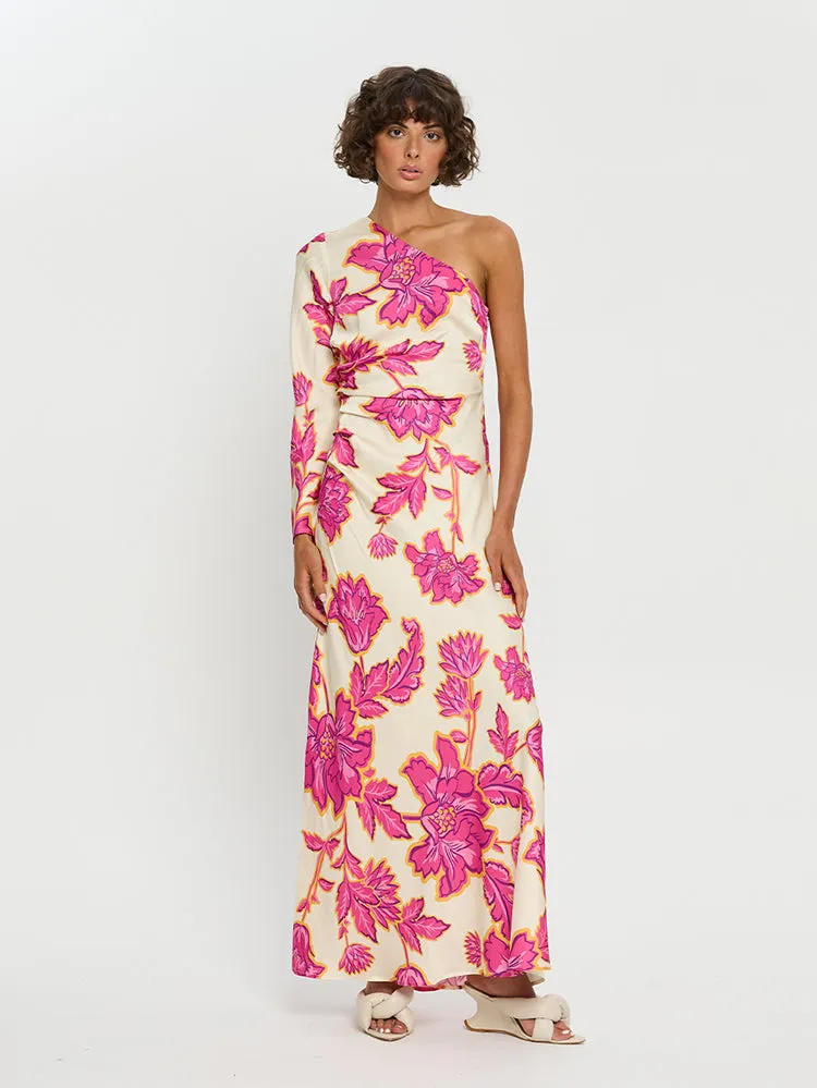 Rhia One Sleeve Maxi Dress
