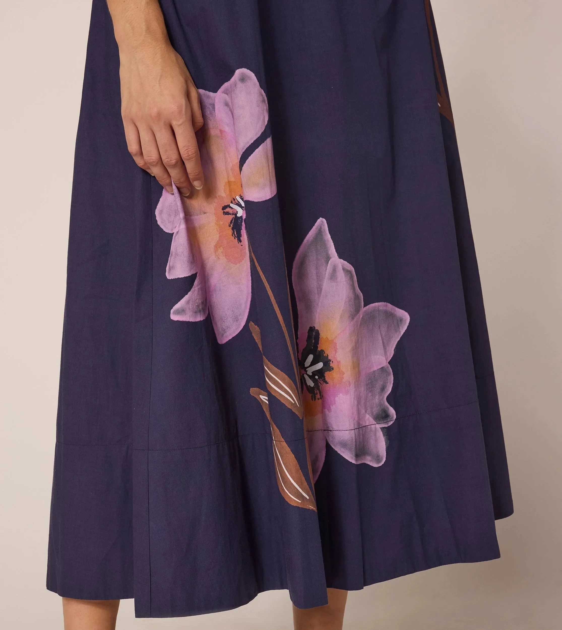 Riley Ankle Dress | Moresco Navy