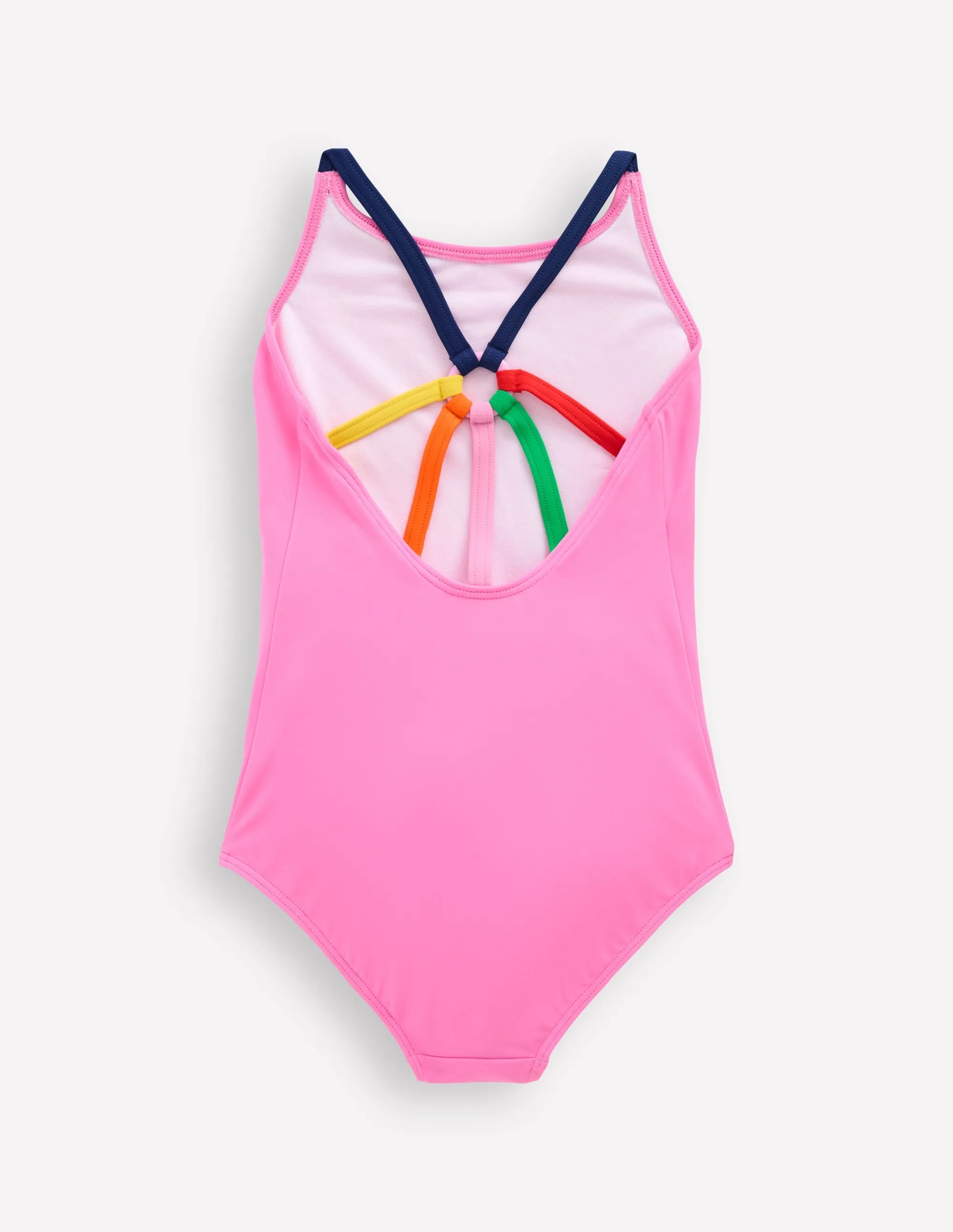 Selena Rainbow Strap Swimsuit-Strawberry Milkshake