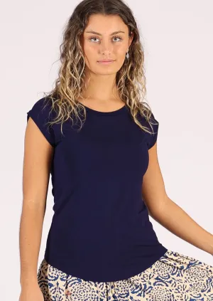 Shell T-shirt Navy Blue