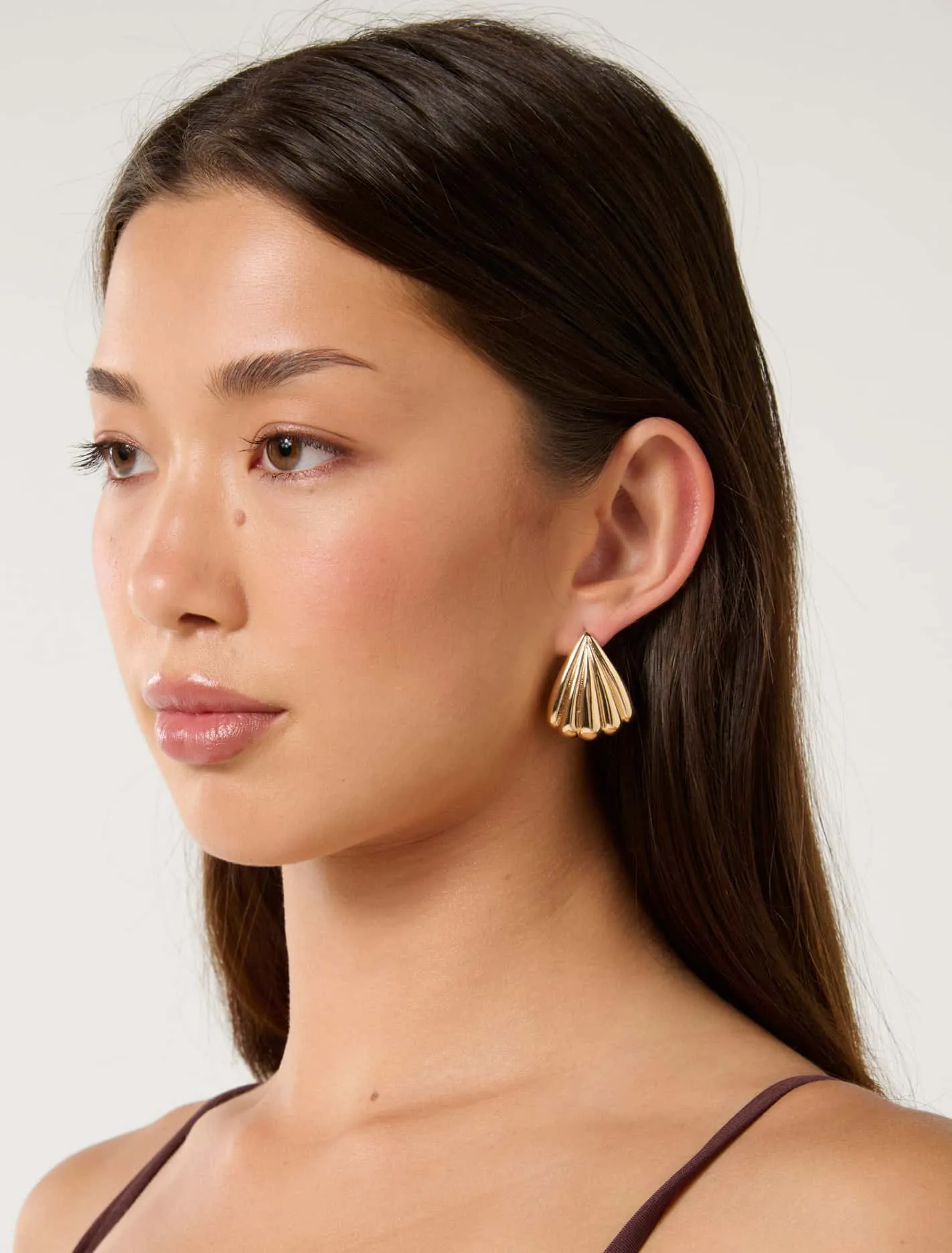 Signature Fiona Fan Stud Earrings