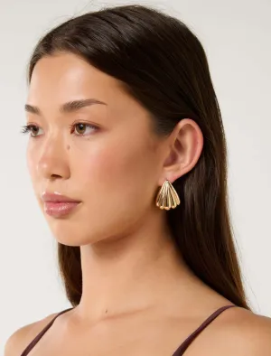 Signature Fiona Fan Stud Earrings