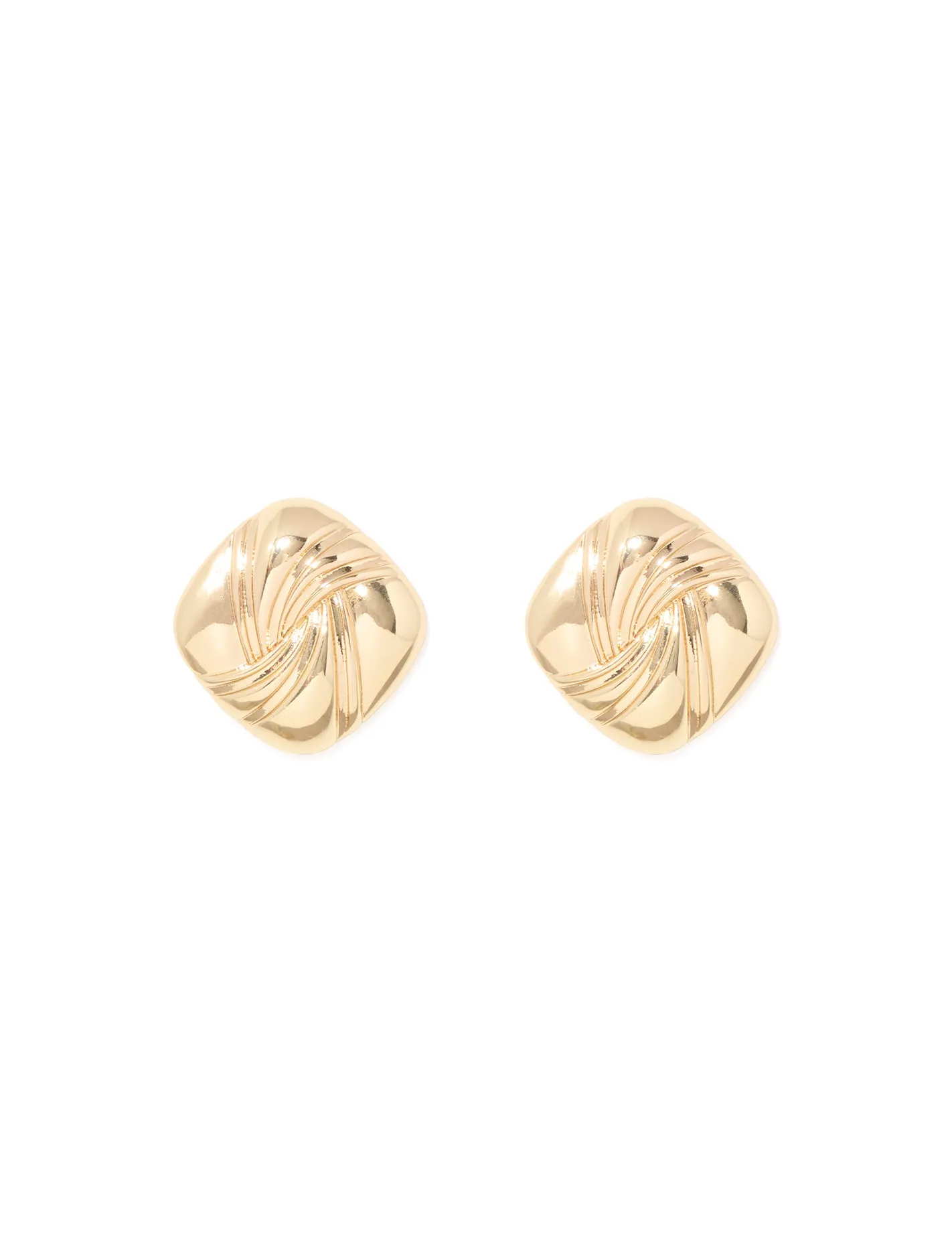 Signature Isabella Curve Stud Earrings