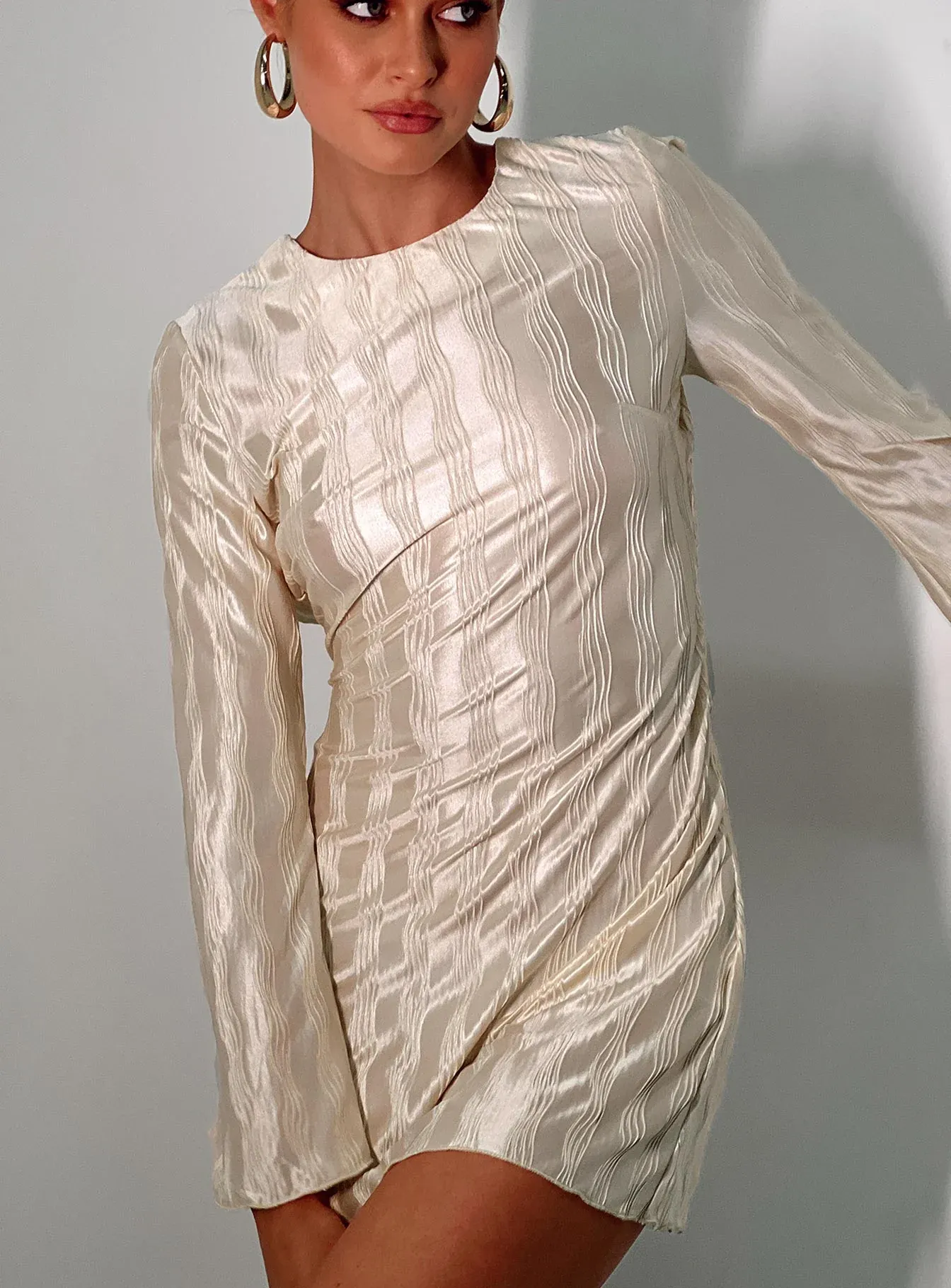 Venaya Mini Dress Champagne