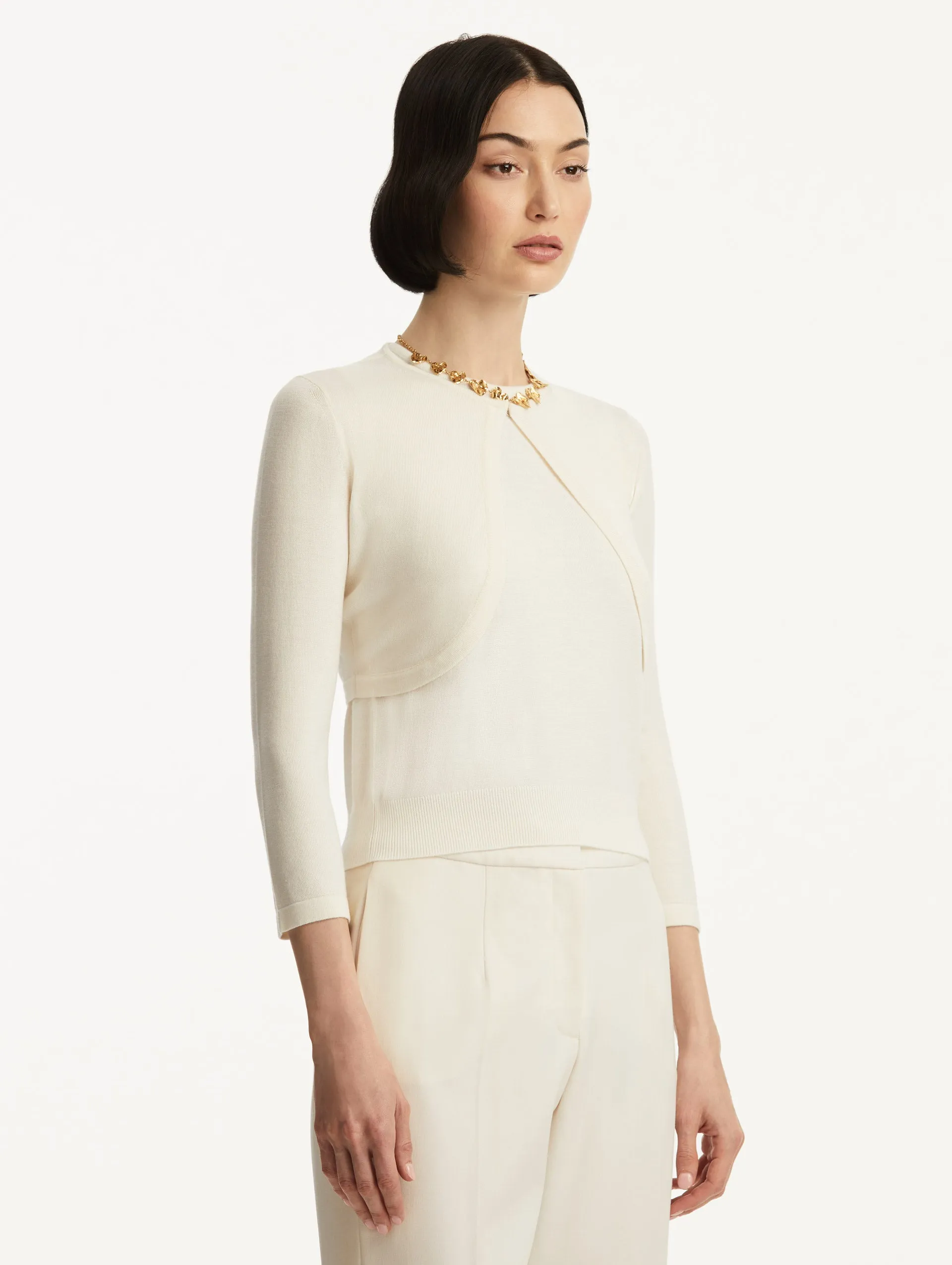 Wool-Blend Bolero