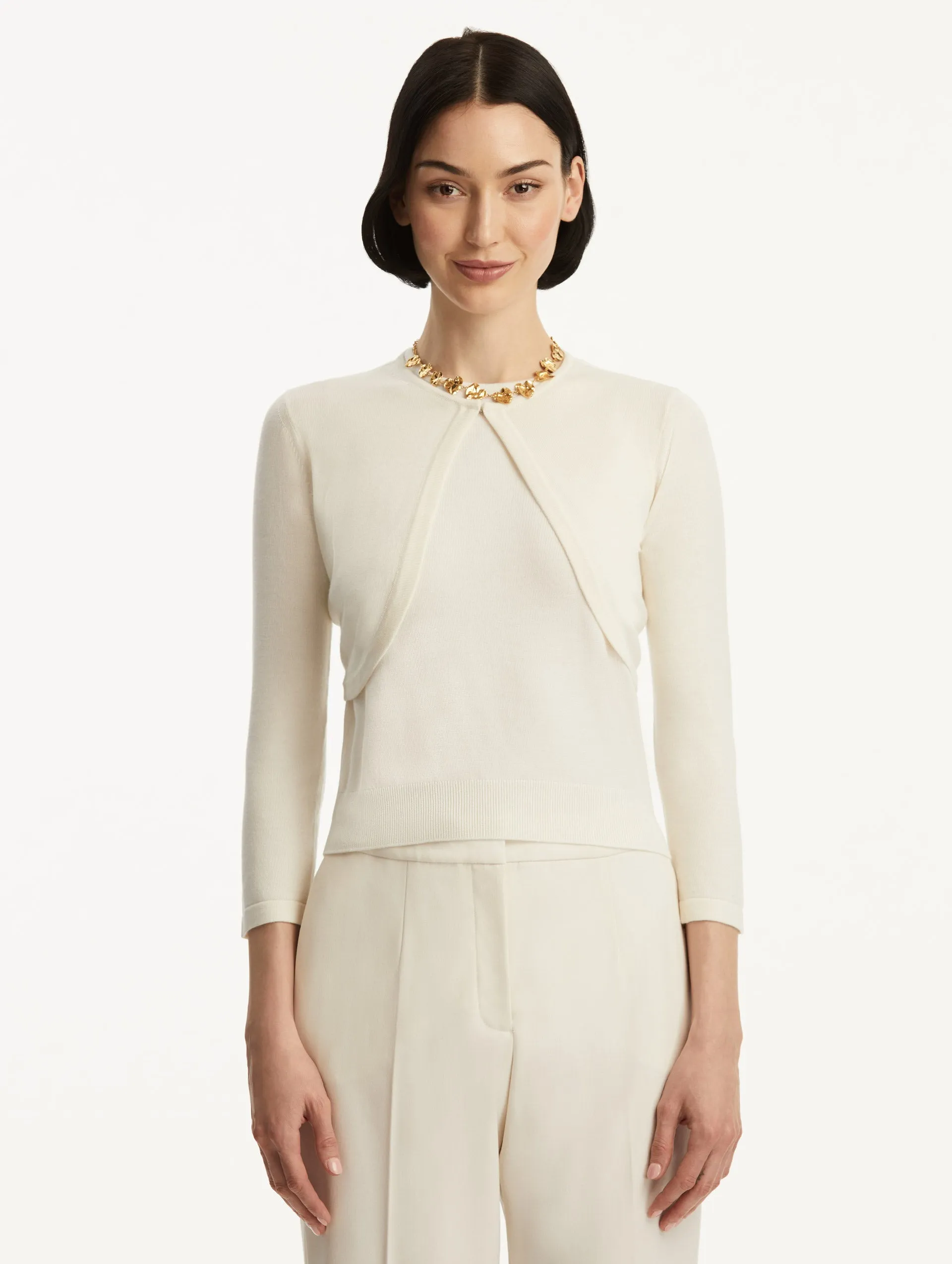 Wool-Blend Bolero