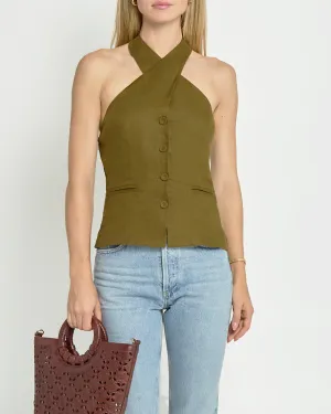 Yvonne Linen Top