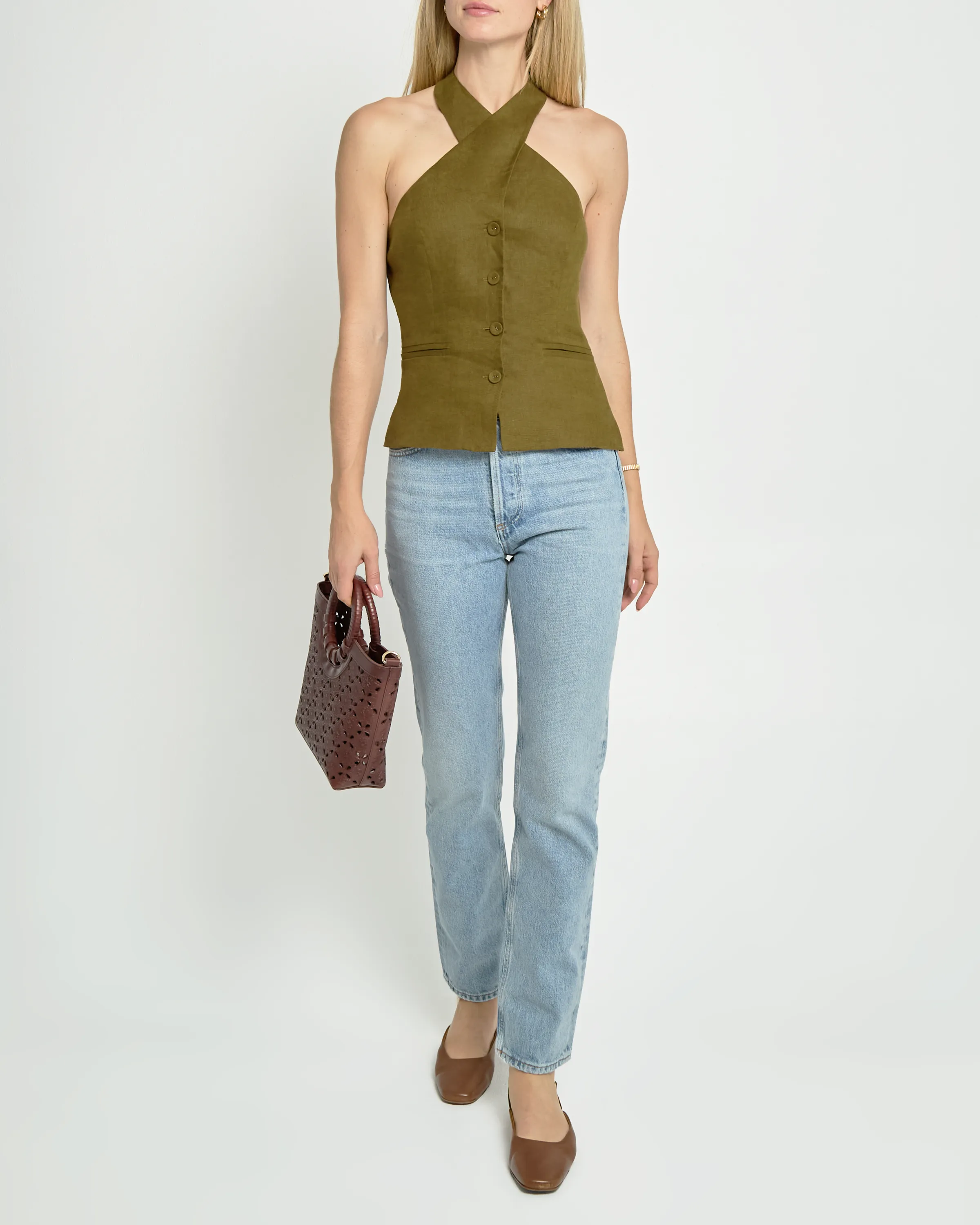 Yvonne Linen Top